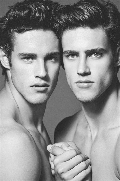 jordan and zac stenmark the fashion spot hot twins hunks twin guys twin models male face