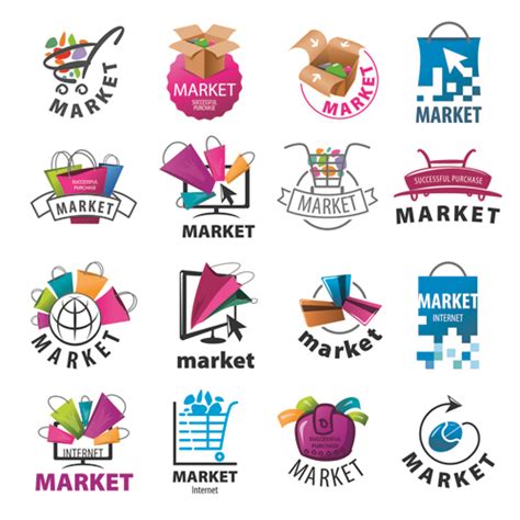 Creative Market Logos Vector Set Free Download
