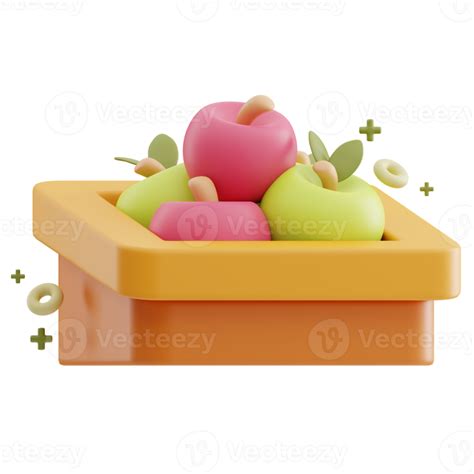 Free Fruit Box Grocery 3d Illustration 21360249 Png With Transparent