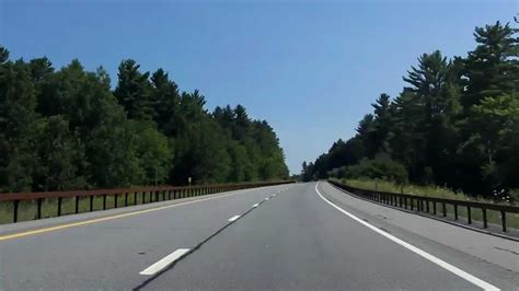 Adirondack Northway Interstate 87 Exits 25 To 27 Northbound Youtube