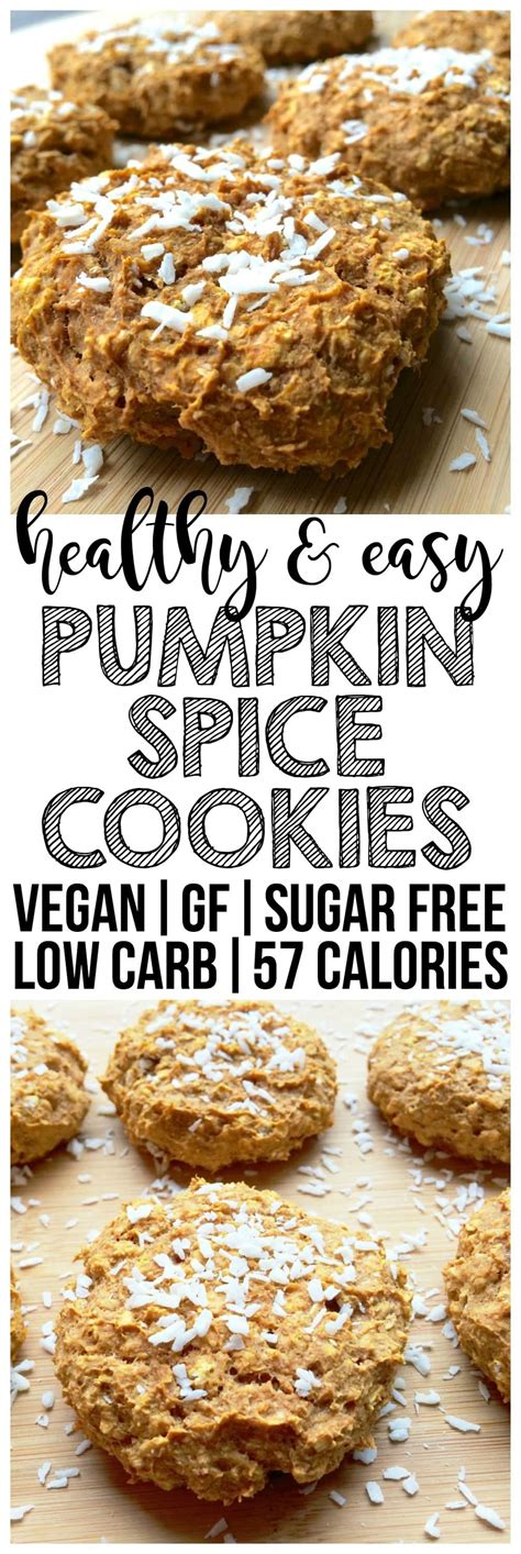Healthy Pumpkin Spice Cookies Vegannie