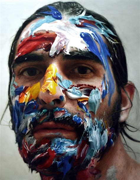 I Thought This Guy Just Took Pictures Of His Face With Paint On It