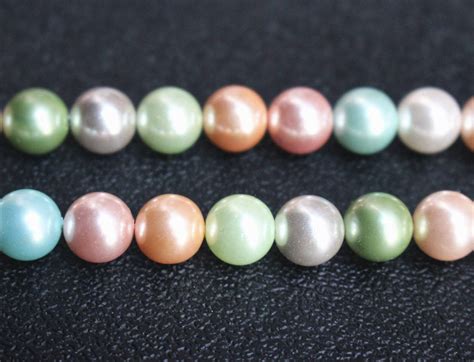 6mm 8mm 10mm Multi Color South Sea Shell Pearlsround Shell Etsy