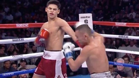 Ryan Garcia One Punch Knockout Vs Francisco Fonseca Youtube