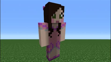 Minecraft Tutorial How To Make A Supergirlygamer Statue Gamingwithjen