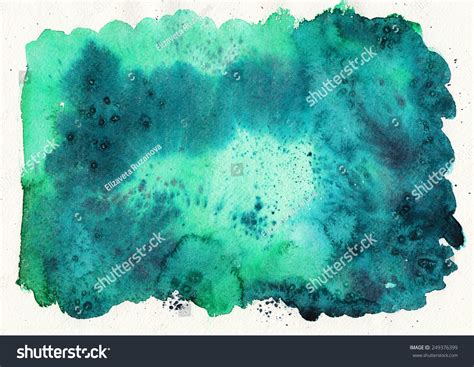 Emerald Green Watercolor Background Stock Photo 249376399 Shutterstock