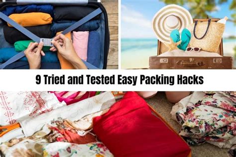 9 Tried And Tested Easy Packing Hacks Helping You Pack Smarter