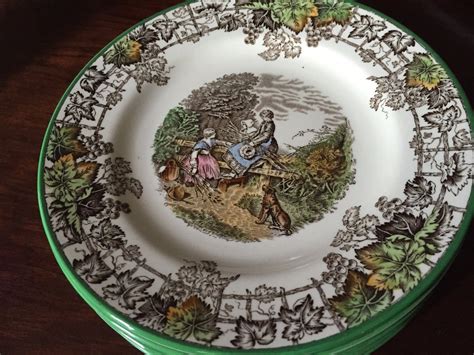 4 Vintage Copeland Spode Spodes Byron Dinner Plates Antique Price