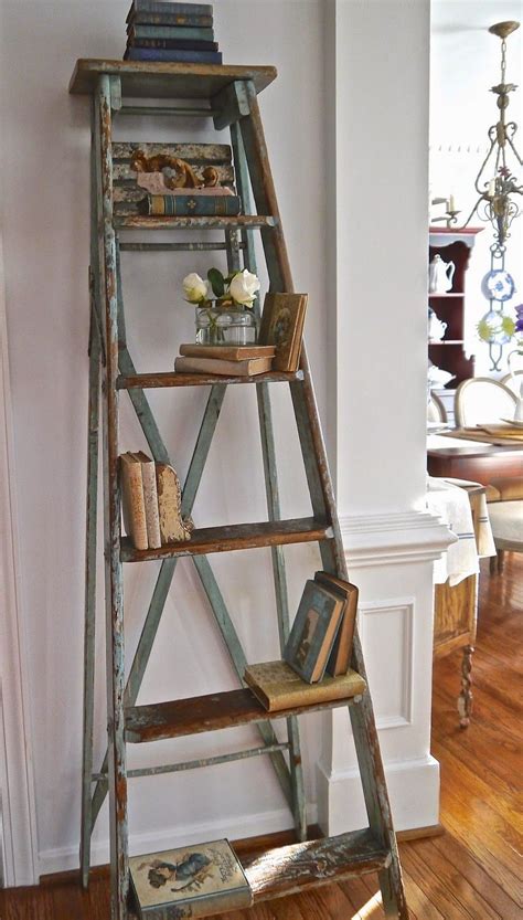 32 The Best Creative Vintage Ladder Design Ideas Old Ladder Decor