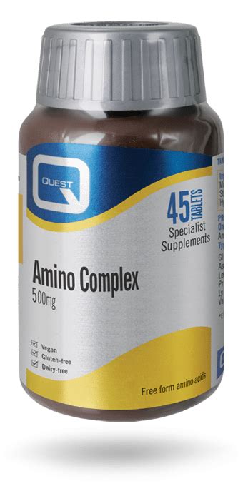 Amino Complex 500mg Quest Nutra Pharma