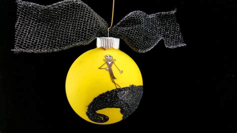 Diy Nightmare Before Christmas Ornament Glows In The Dark