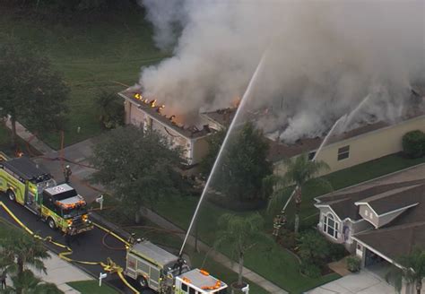 Officials Investigating House Fire In Tampa No Injuries Reported