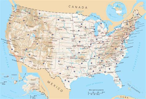 Pin United States Road Map Usa Cities On Pinterest