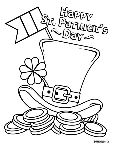 Saint Patricks Day Coloring Pages Printable