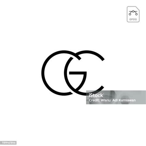 Lettre Gc Cg Monogram Symbol Design Vector Vecteurs Libres De Droits Et