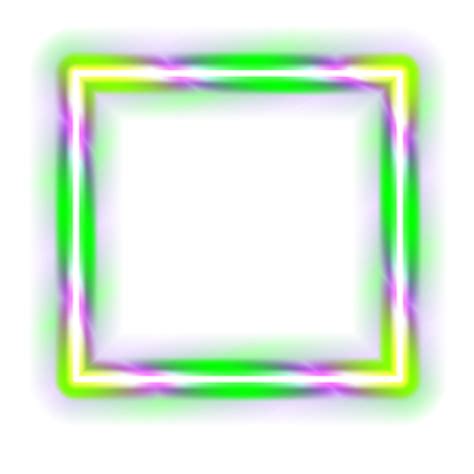 Free marco de neón marco de neón brillante de colores vibrantes con