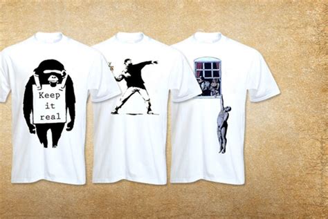 Banksy T Shirts 10 Designs Shop Wowcher