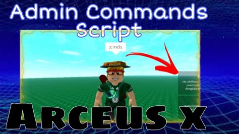Roblox Arceus X Admin Command Script Youtube