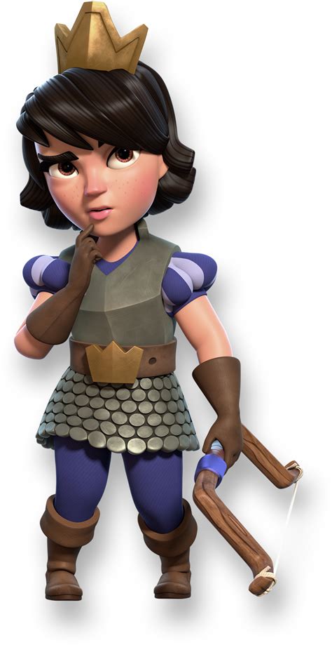 Character Modeling Game Character Princesa Clash Royale Clash Of
