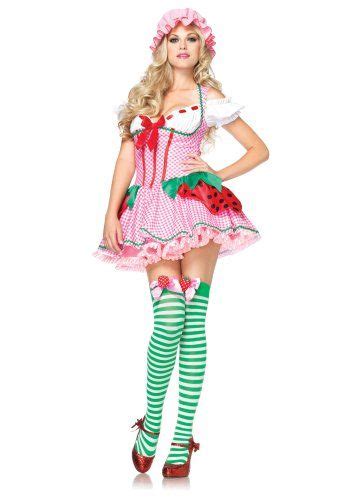 Leg Avenue Womens Berry Beauty Costume Strawberry Shortcake Costume