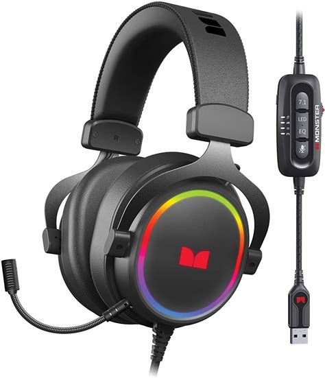 Buy Monster Digital Alpha 7 1 RGB Illuminated Gaming Headset With 7 1