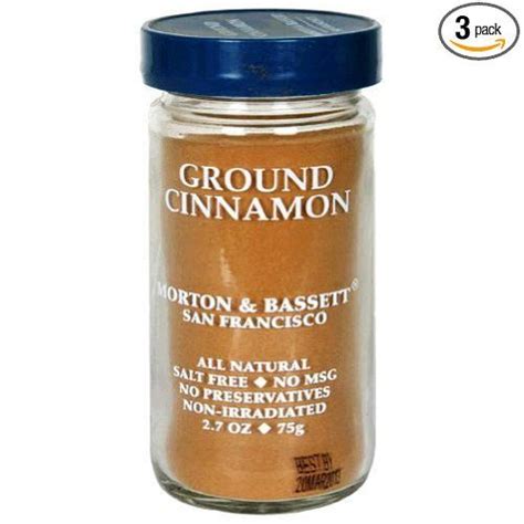 Morton And Basset Spices Ground Cinnamon 22 Ounce Pack Of 3 Natural