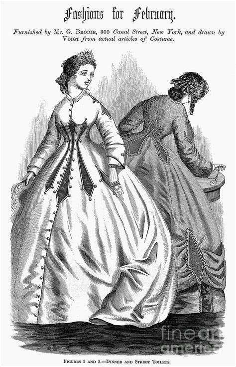 Womens Fashion 1865 Photograph By Granger Fine Art America