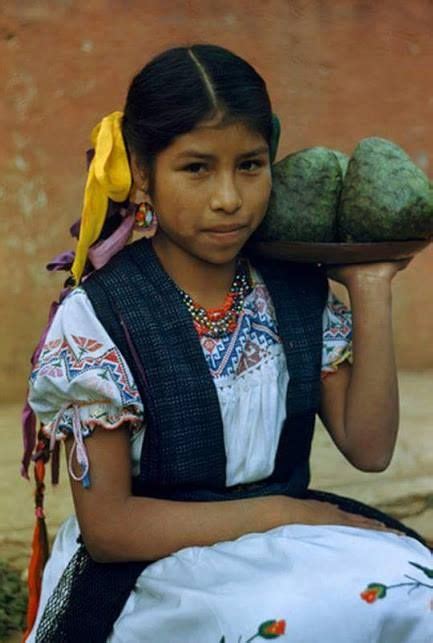 Purepecha Girl Mexican People Mexico People Mexico Culture