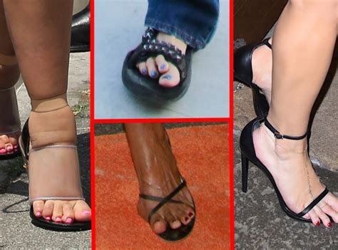 Hollywoods Ugliest Hooves Celebs Whose Feet Really Stink