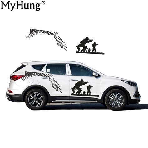 car styling for hyundai santa fe racing pattern glue sticker fighting design for motorcycle auto