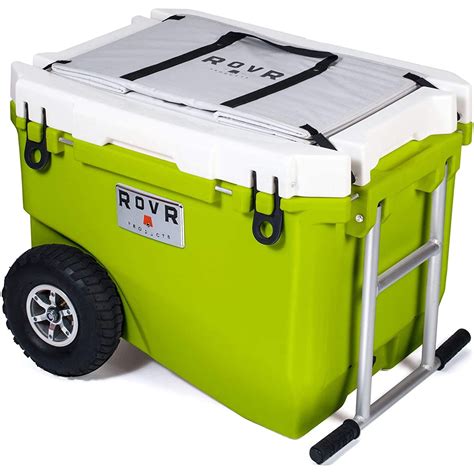 Rovr Rollr Portable Rolling Outside Insulated Cooler With Wheels 60