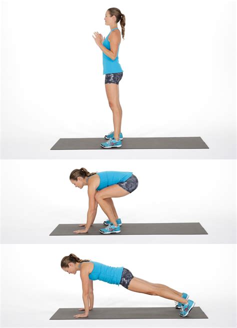 Squat Thrust If You Only Have 10 Minutes To Work Out Today Do This 4 Move Workout Popsugar