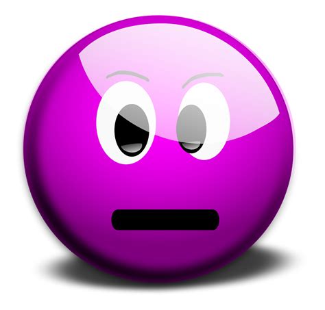 Smiley Free Stock Photo Illustration Of A Purple Smiley Face 15453