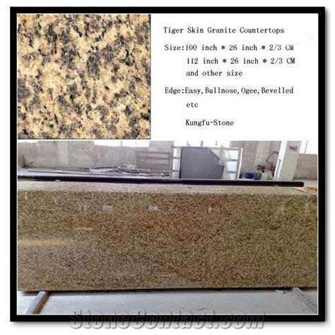 Tiger Skin Granite Countertops From China Stonecontact Com