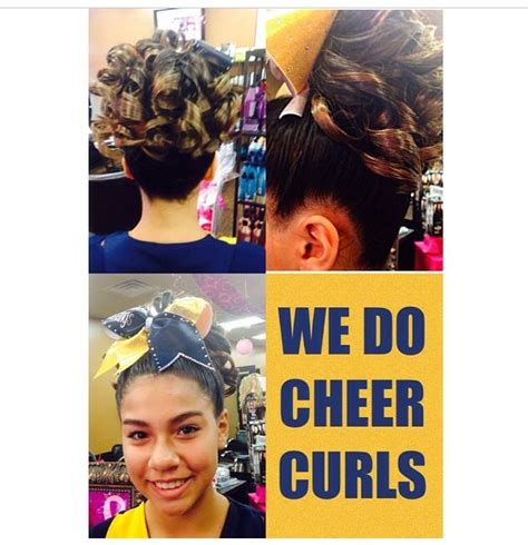 We Do Cheer Curls Cheerleader Curls Are Our Specialty Curls Hair My