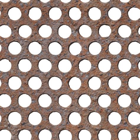 Rusty Perforated Metal Sheet Free Seamless Textures All Rights Reseved