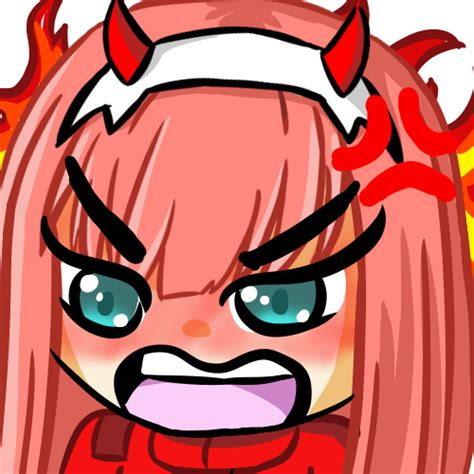 Download Zero Two Emotes Png Png And  Base