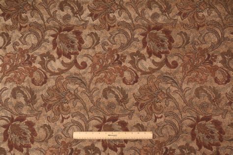 9 Yards Chenille Tapestry Upholstery Fabric In Woodland