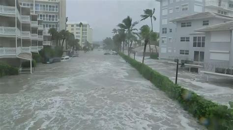 Ferocious Hurricane Ian Tears Across Florida Ripping Up Trees And