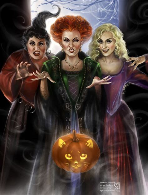 Mary Winifred And Sarah The Three Sanderson Sisters Played By Kathy