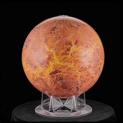 Inch Desktop Venus Globe From Astronomy Magazine
