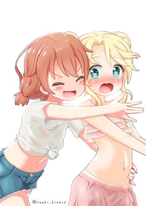 Hoshino Hinata And Himesaka Noa Watashi Ni Tenshi Ga Maiorita Drawn