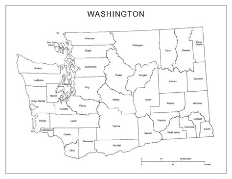 Washington County Map County Map With Cities