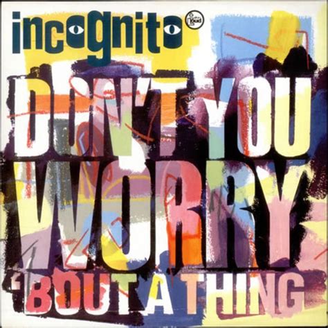 Incognito Dont You Worry Bout A Thing Talkin Loud1992 Allmusicjp