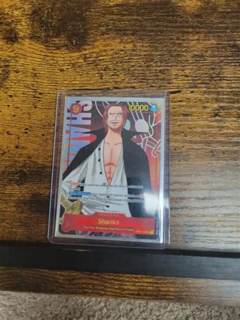 Alt Art Shanks Op Sec Parallel Romance Dawn One Piece Tcg Picclick