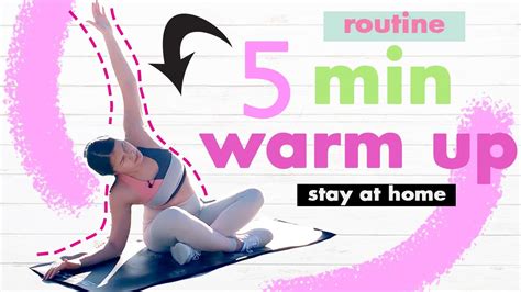 5 Min Dynamic Stretch Warm Up Routine 💪 No Equipment Nina Workouts