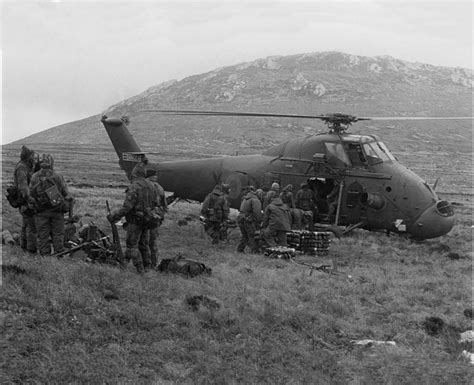 Westland Wessex Embarcando Falklands War Military Pictures Military