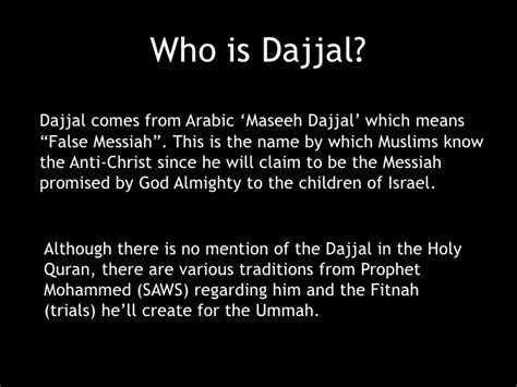 Avoid yourself from fitnah, peshawar, pakistan. Fitnah of the Dajjal