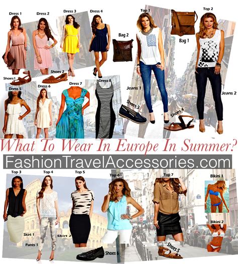 what to wear in europe in summer travel packing tips fashionable outfits