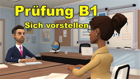 Deutsch Lernen Mit Dialogen Prüfung B1 Dtz Sich Vorstellen Youtube